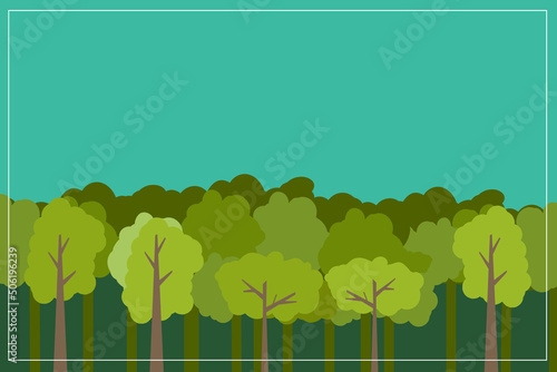 森　背景イラスト