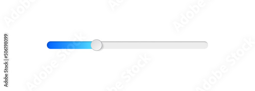 Colored scroll bar for user interface. Scrollbar template design for website.