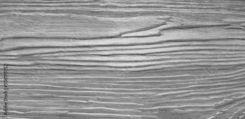 Art of line pattern on gray wooden wall background. Abstract and wallpaper exterior design of grey wood surface. 