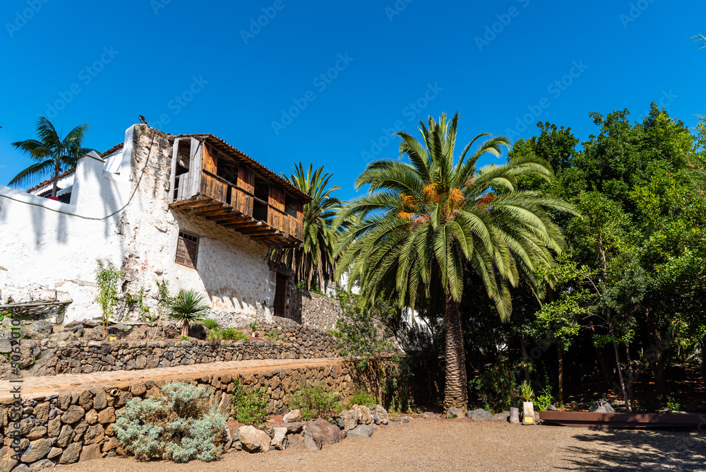 Traditional houses in the old town of Icod de los Vinos, Tenerife, Canary Island