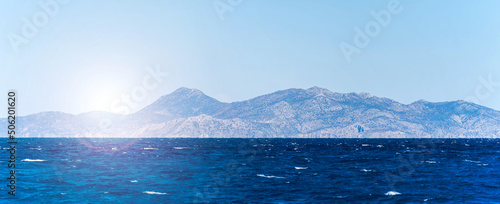 Banner of Hills and ocean view of the Turkey border .