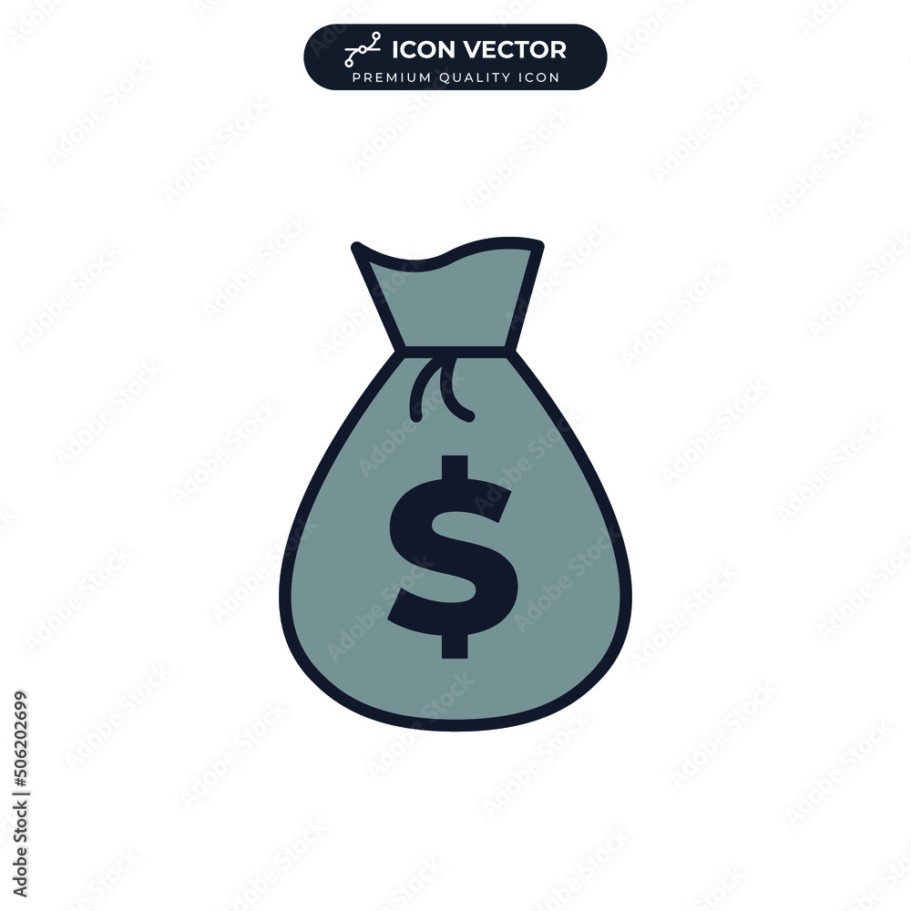 money bag icon symbol template for graphic and web design collection logo vector illustration money bag icon symbol template for graphic and web design collection logo vector illustration