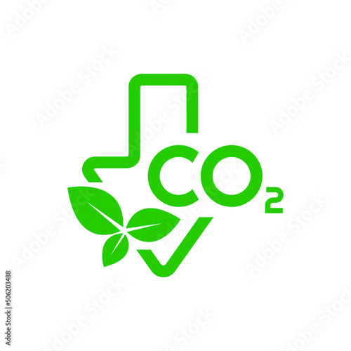 reducing CO2 emissions to stop climate change. green energy background	
