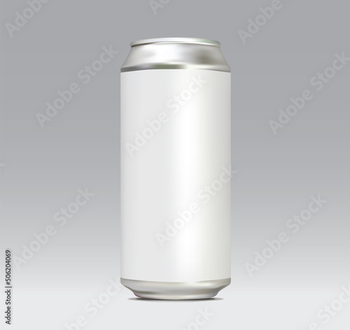 Realistic 3D Can Mockup Illustration Mesh Silver Template For Beverage Soda Cold Drink Beer Juice Liquid Metallic Aluminum Brand Identity Packaging Branding Product Showcase