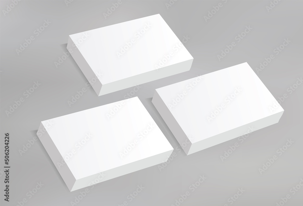 Blank 3D Box Printable Canvas Business Card White Realistic Mockup Labeling Document Cover Branding Identity Social Media Presentation Showcase Corporate Template Blank 3D Box Printable Canvas Business Card White Realistic Mockup Labeling Document Cover Branding Identity Social Media Presentation Showcase Corporate Template
