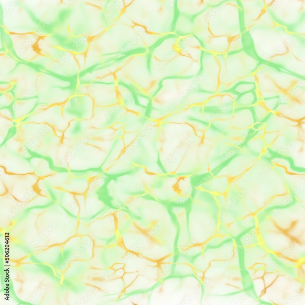 Abstract green and gold marble background