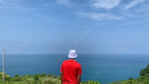 person watching the sea © Widyasto