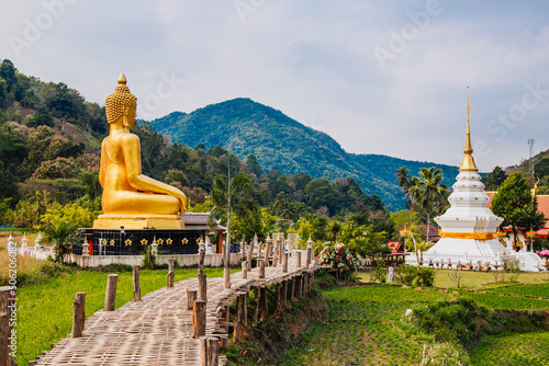 Wat Na Khuha Temple in Phrae Thailand