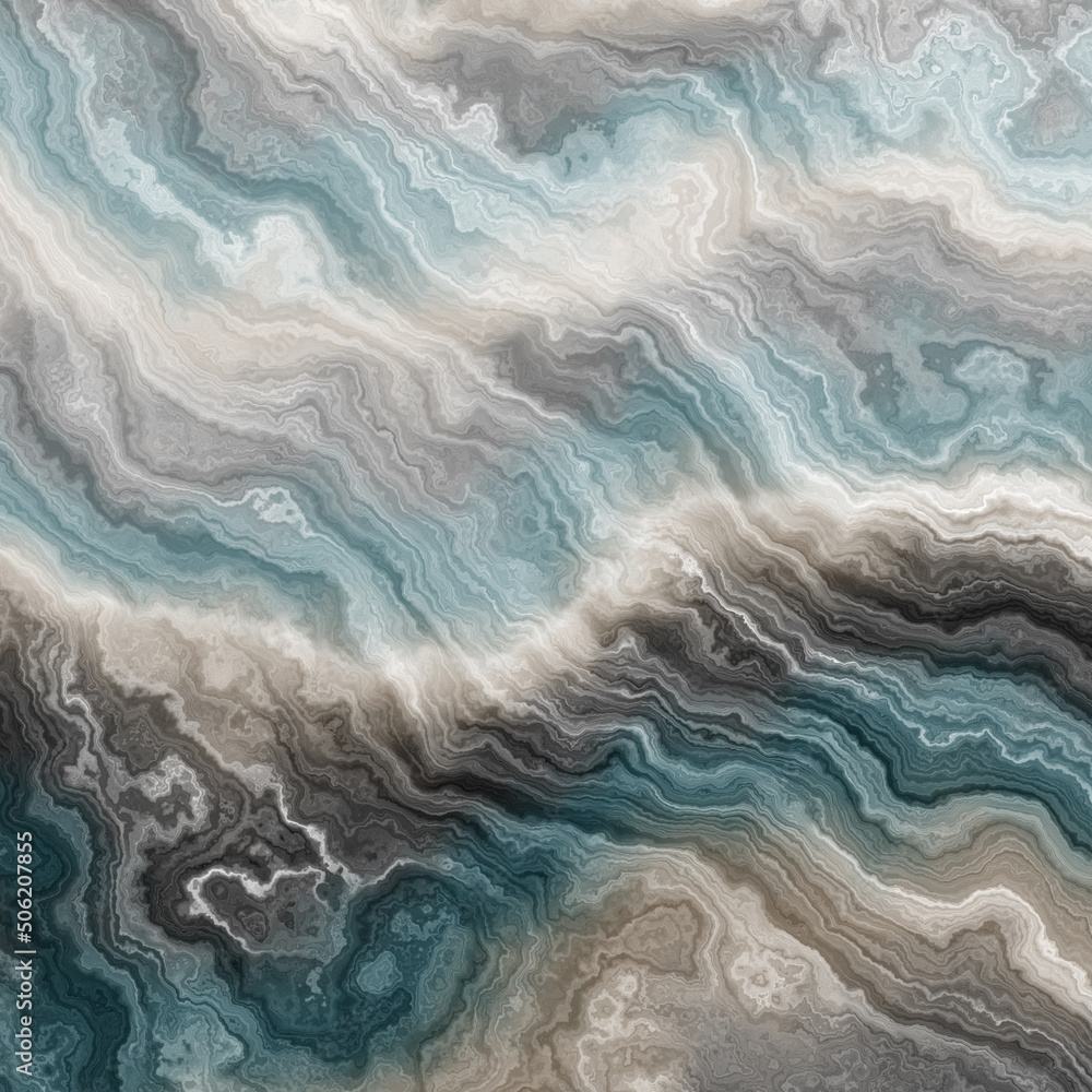 Naklejka premium Marbling