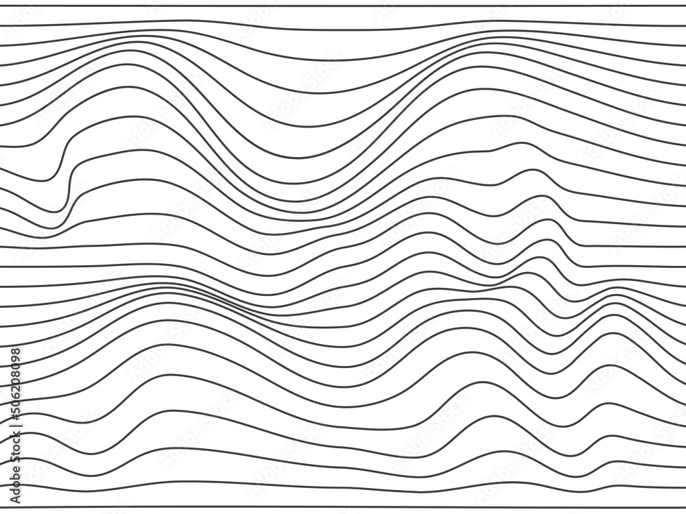 Warped gray lines made for your design.Wavy gray lines. Warped gray lines made for your design.Wavy gray lines.