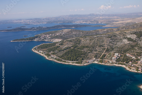 Fototapeta Naklejka Na Ścianę i Meble -  aerial view of the Croatia