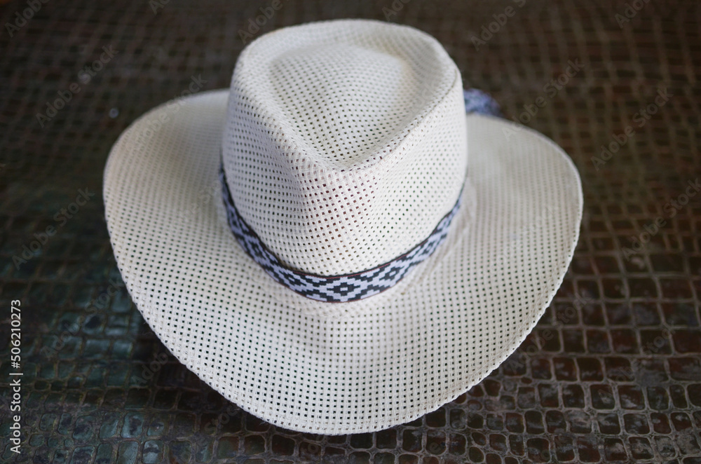 Sombrero de cuero de Gaucho Argentino, Industria del cuero. Indumentaria de Gaucho.