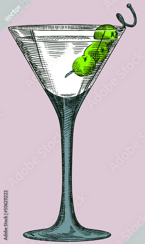 black and white engrave isolated drink vector illustration