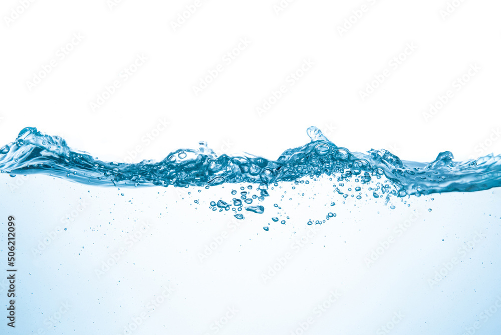 Water splash. Aqua flowing in waves and creating bubbles. Water splash. Aqua flowing in waves and creating bubbles.