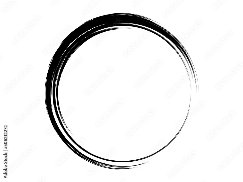 Grunge circle made of black paint.Grunge artistic shape. Grunge circle made of black paint.Grunge artistic shape.