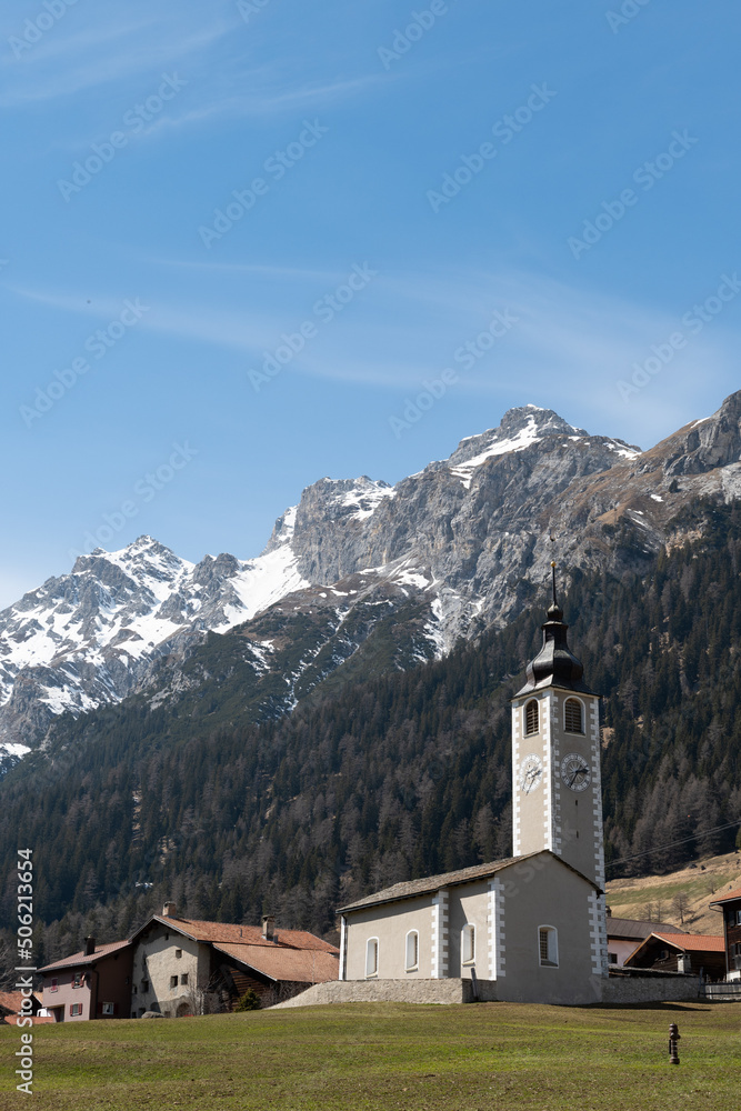 Catholic church in Sufers in Switzerland