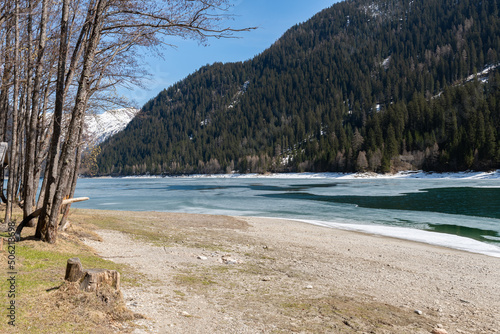 Lake Sufers in Grison in Switzerland