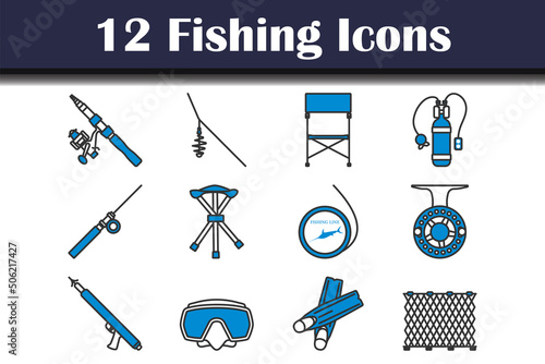 Fishing Icon Set