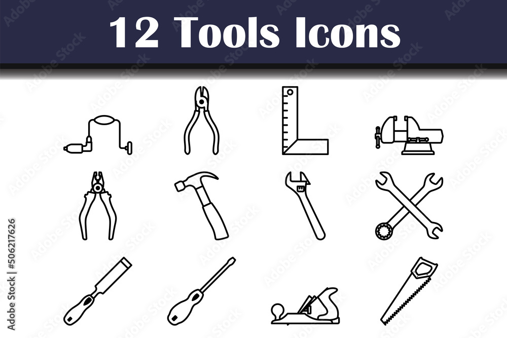 Tools Icon Set Tools Icon Set