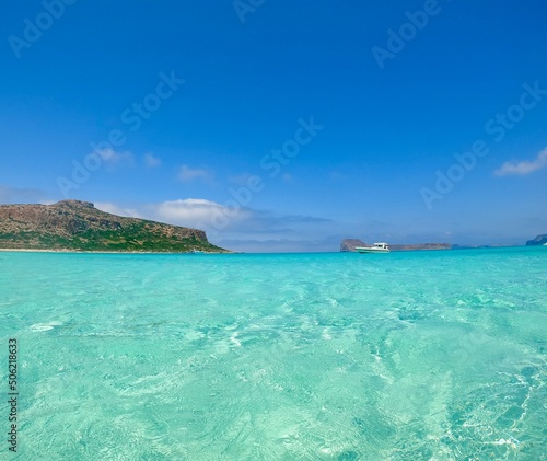 Breath taking turquoise Balos Dream Beach crete 