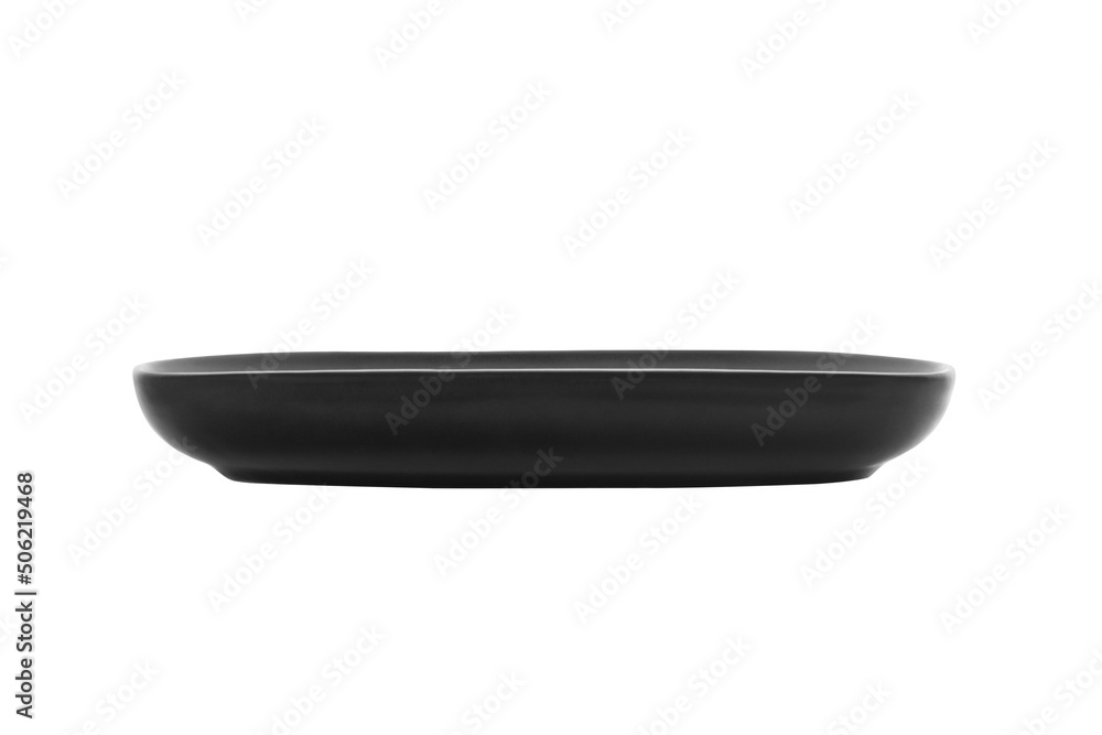 Empty ceramic ellipse plate Empty ceramic ellipse plate