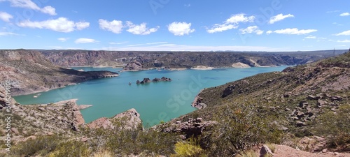 Embalse Valle Grande su principal afluente es el rio Atuel y se encuentra ubicado en la localidad de San Rafael Mendoza region Cuyo Argentina photo