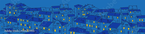 Background of Night City.