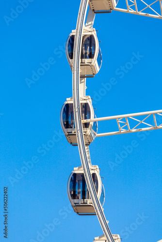 Ambersky Ferris Wheel In The Gdansk. Entertainment photo