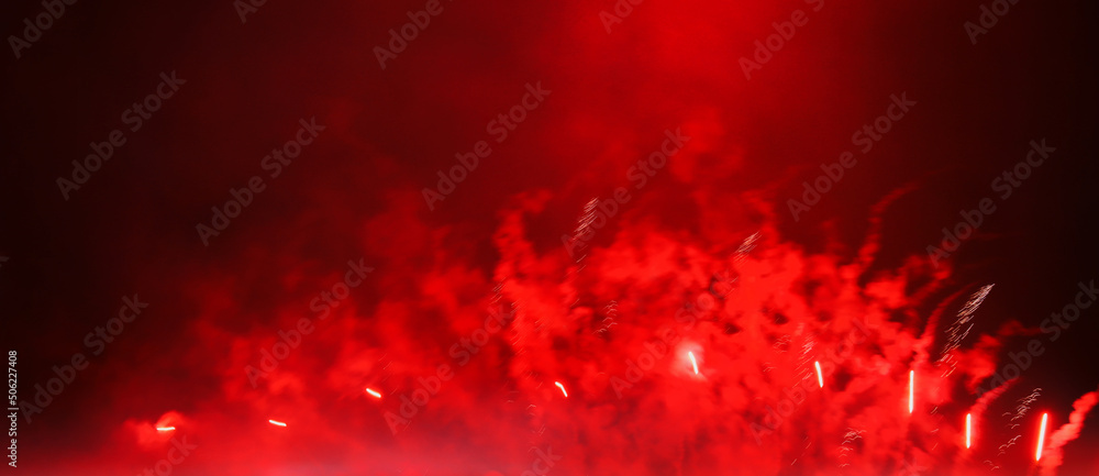 abstract black, red and gold glitter background with fireworks abstract black, red and gold glitter background with fireworks