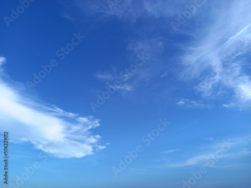 white cloud and blue sky cirrus 