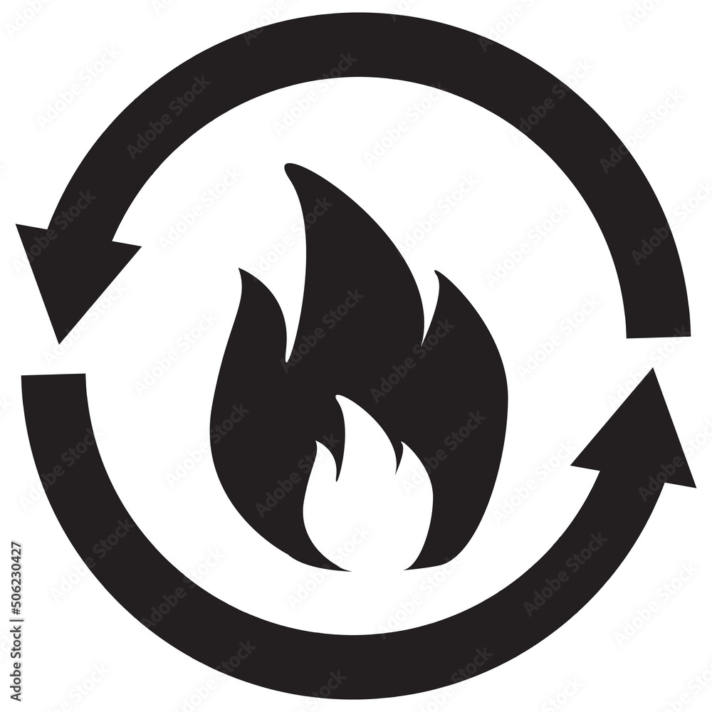 Metabolism icon on white background. Metabolic process symbol concept. Burn sign. flat style. Metabolism icon on white background. Metabolic process symbol concept. Burn sign. flat style.