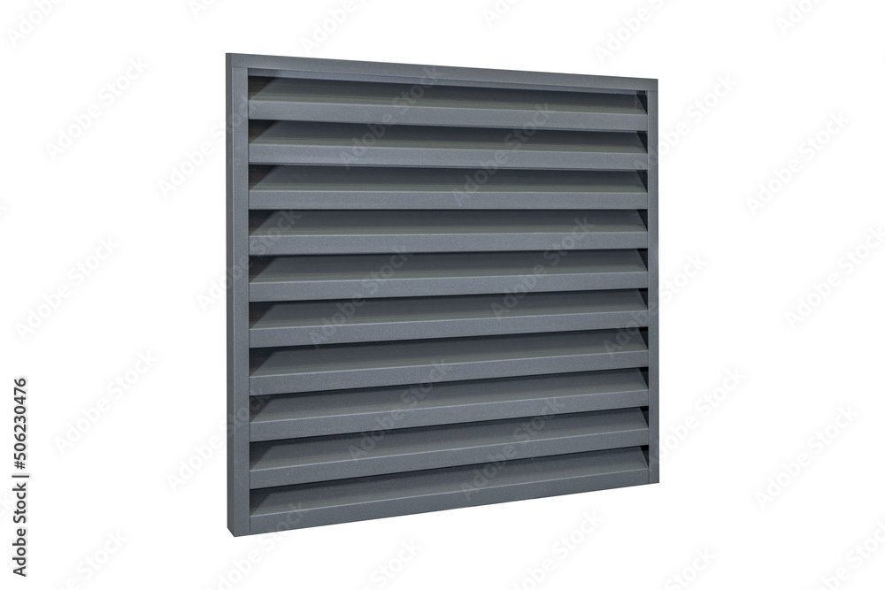 One peace gray Simple fence made of metal. Stainless steel fence parts. Industrial design of galvanized material. One peace gray Simple fence made of metal. Stainless steel fence parts. Industrial design of galvanized material.