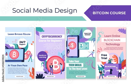Social media design set for online bitcoin course