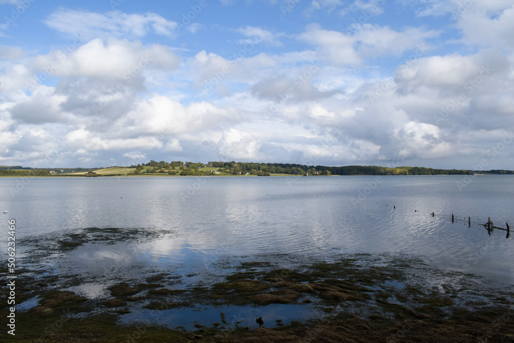 Cloudy weather at Rutland Water nature reserve in the East Midlands, UK. Managed by the Rutland and Leicestershire Wildlife Trust Cloudy weather at Rutland Water nature reserve in the East Midlands, UK. Managed by the Rutland and Leicestershire Wildlife Trust