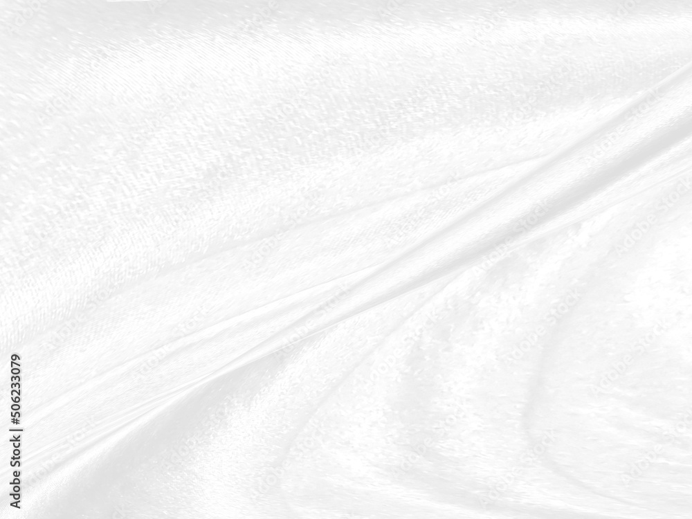 Obraz premium white and gray abstract soft fabric beauty smooth curve shape decorate fashion textile background