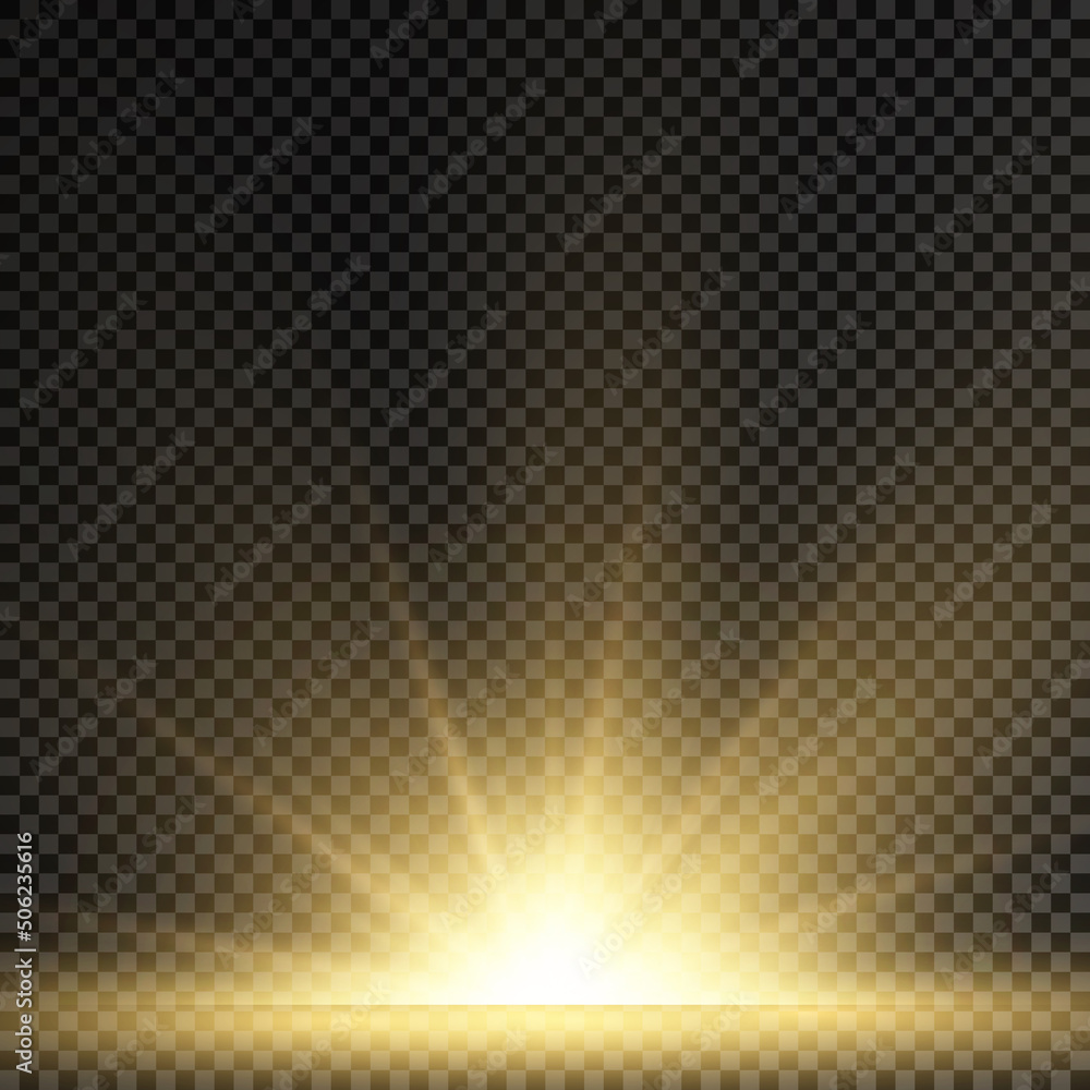Star explosion, yellow glow lights sun rays. Star explosion, yellow glow lights sun rays.