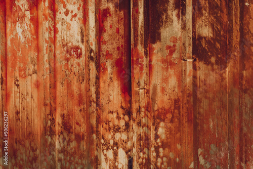 Background and texture of old metal wall