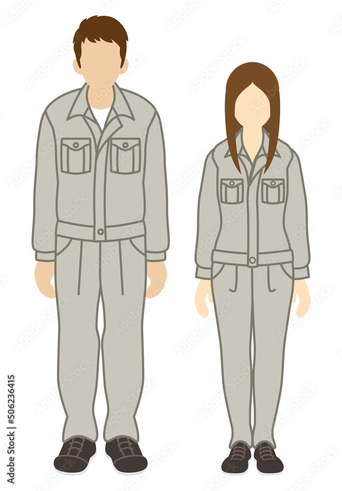 作業員 - アルバイト制服・作業着　男女