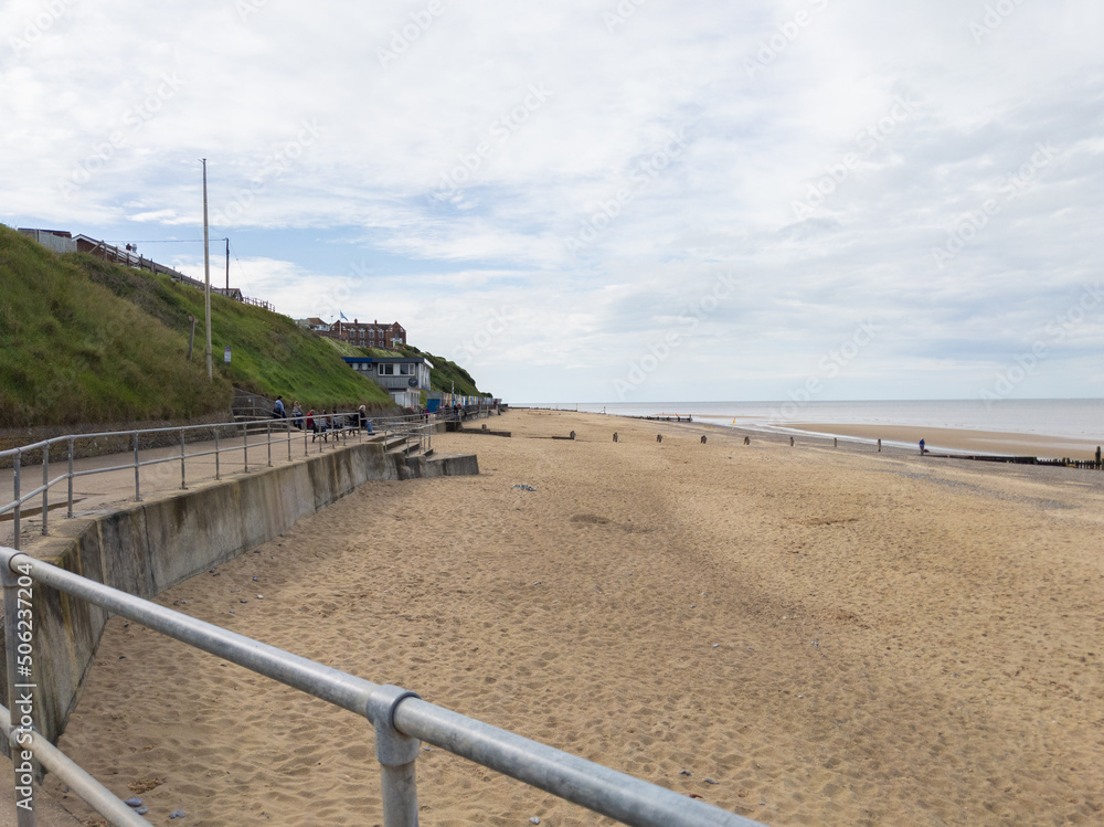 The beach at Mundesley, Norfolk, England