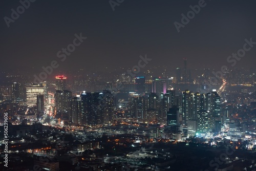 Hong Kong skyscrapers skyline cityscape © sleg21