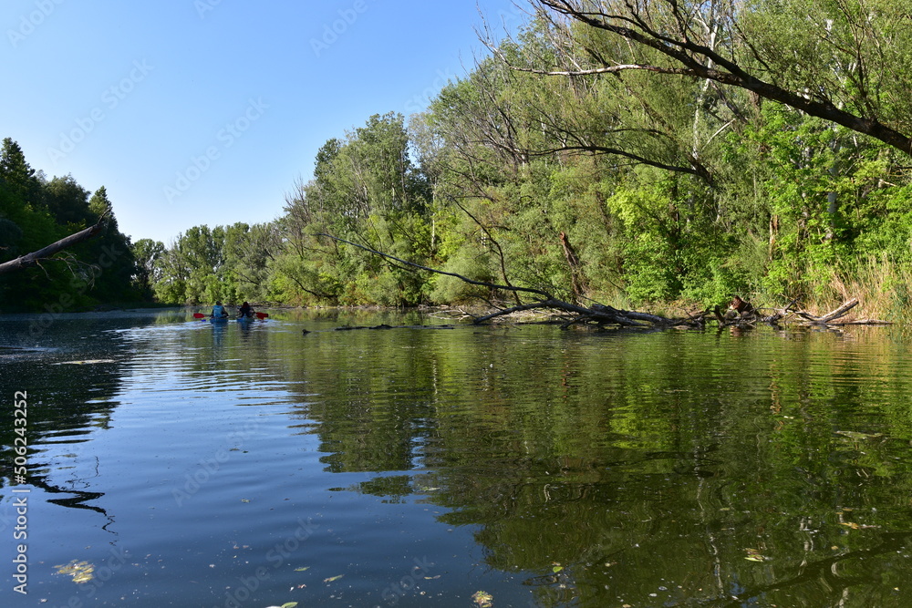Danube River, on the Slovak-Hungarian border,
