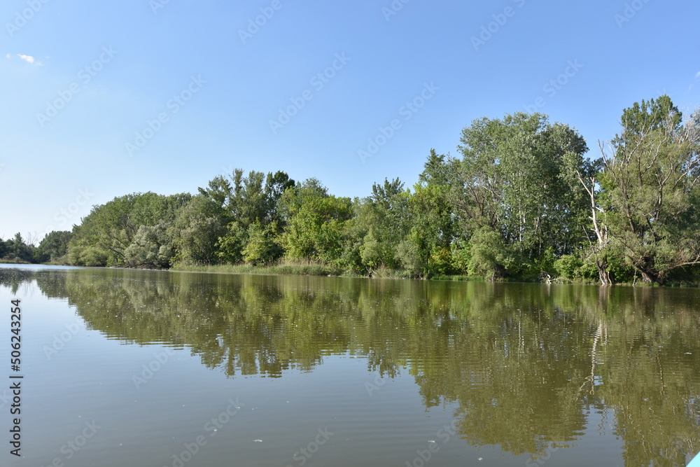 Danube River, on the Slovak-Hungarian border,