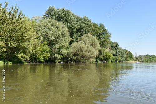 Danube River  on the Slovak-Hungarian border 