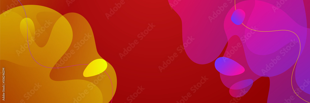 Abstract colorful polygon banner design template Abstract colorful polygon banner design template