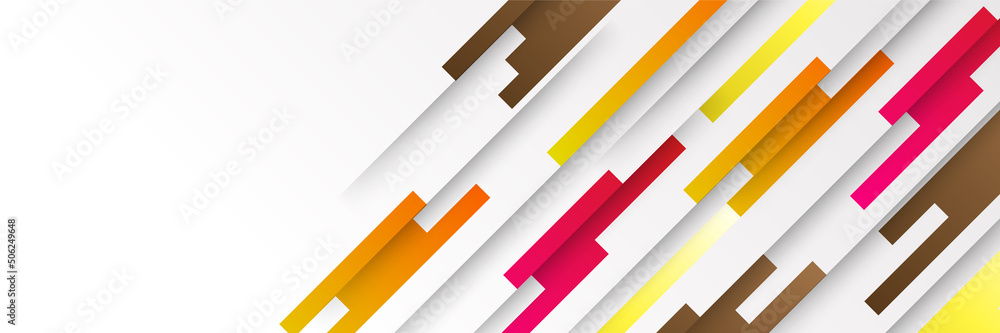 Abstract colorful polygon banner design template Abstract colorful polygon banner design template