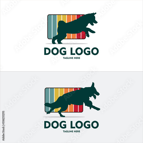 logo design for dog walking training or dog related business