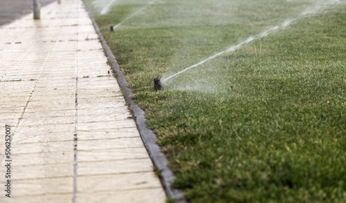 Sprinkler to water the lawn