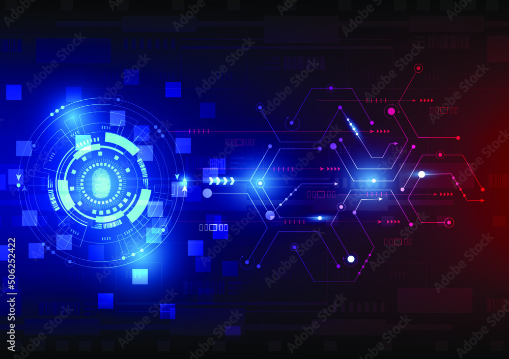 Obraz premium technology background