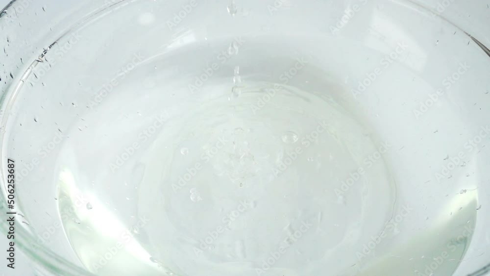 Falling cabbage Brassica oleracea into a glass bowl of water. Slow motion. Falling cabbage Brassica oleracea into a glass bowl of water. Slow motion.