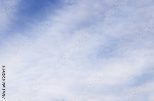 Defocused cloudy sky as an abstract background.
